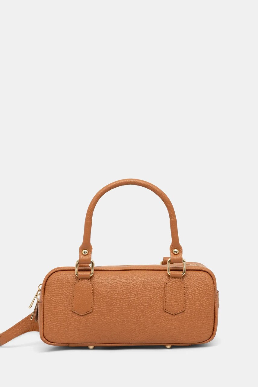 Answear Lab poseta de piele culoarea maro