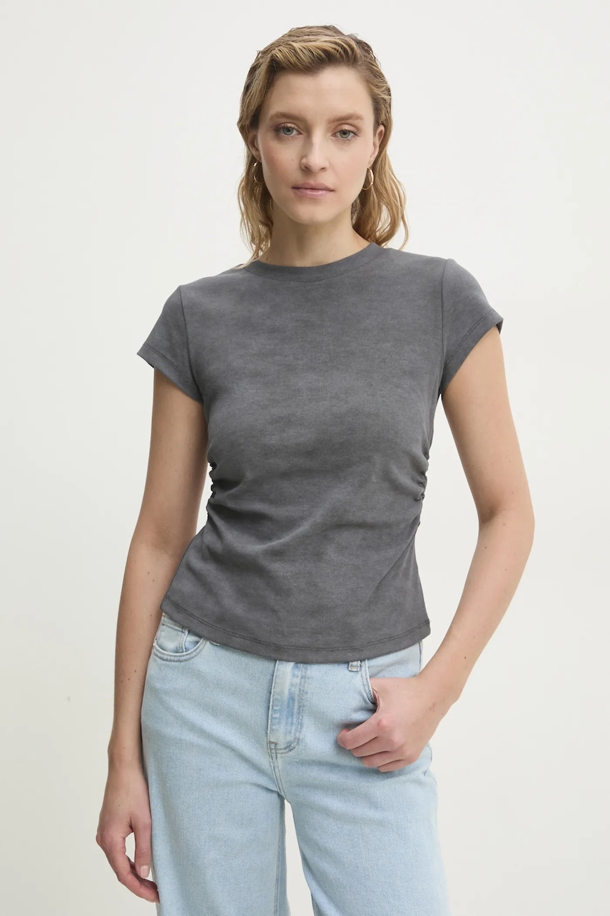 Answear Lab tricou femei, culoarea gri