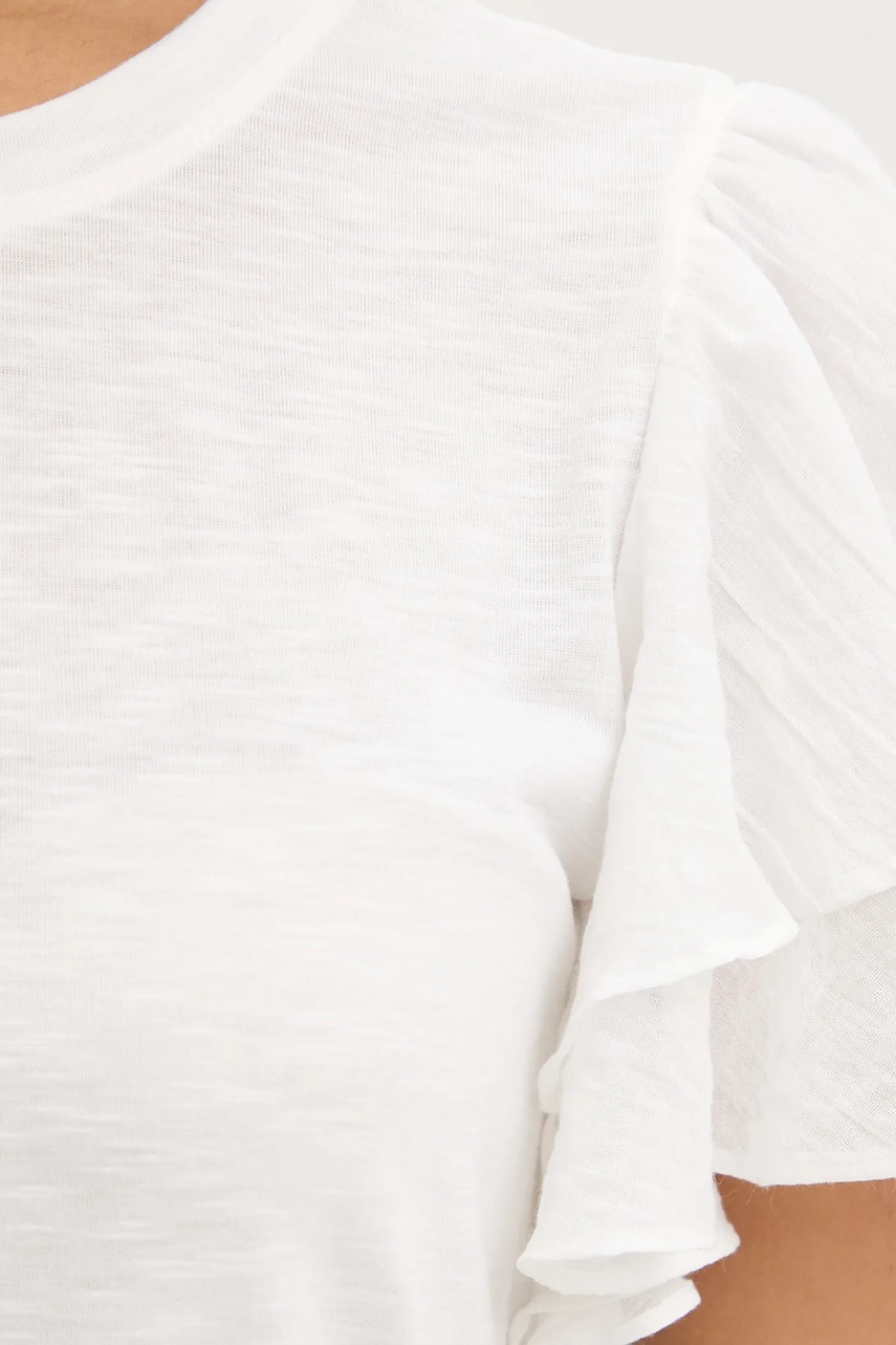 Λευκό μπλουζάκι Answear.LAB φωτογραφία