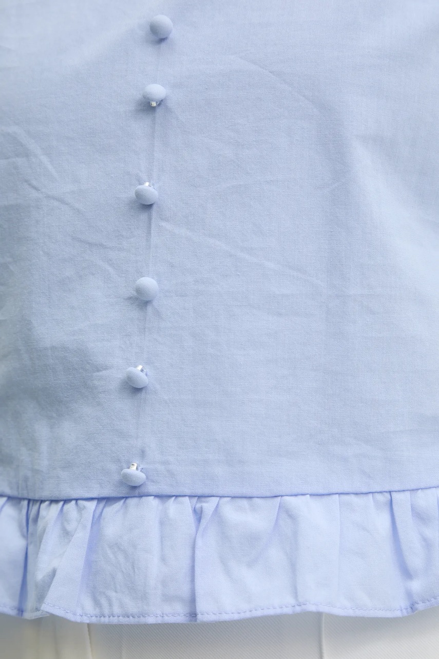 Μπλουζάκι Answear.LAB χρώμα: μπλε φωτογραφία