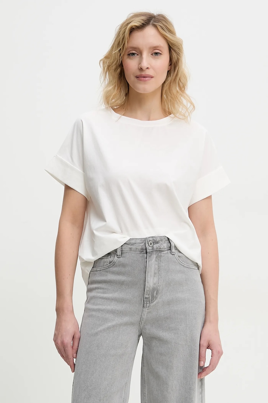 Answear Lab tricou femei, culoarea alb