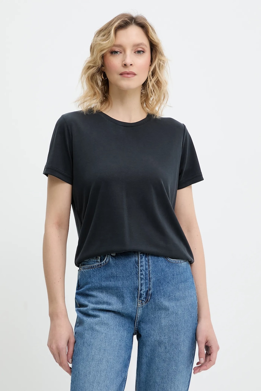 Answear Lab tricou culoarea negru