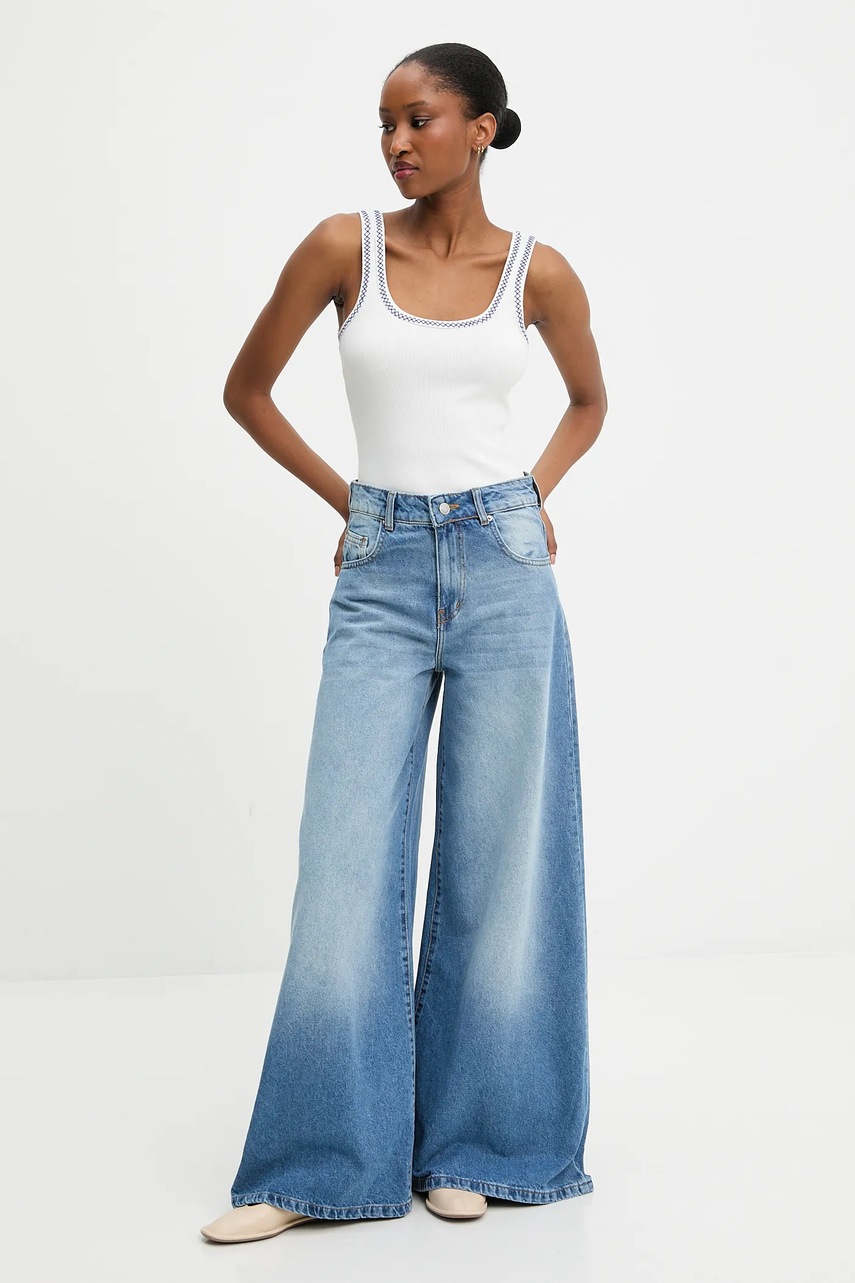 Топ Answear.LAB цвет белый