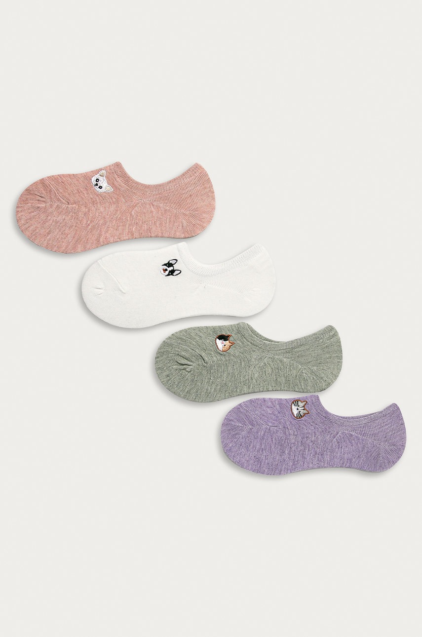 

Answear Lab - Короткие носки (4-PACK, Барвистий