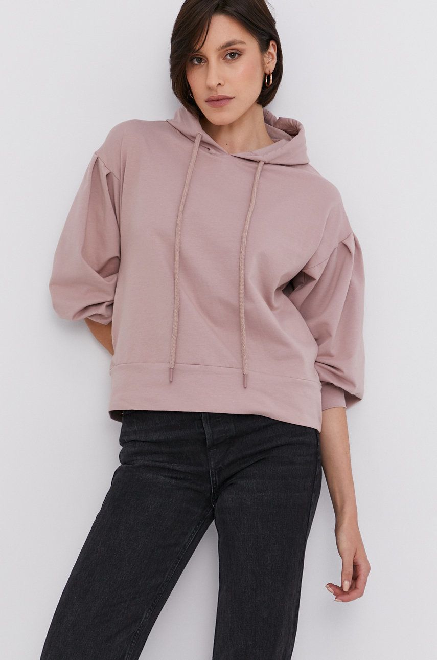 Answear Lab Bluză femei, culoarea roz, material neted imagine reduceri black friday 2021 Answear Lab