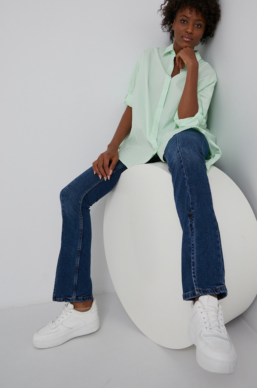 

Answear Lab - Риза, Зелен