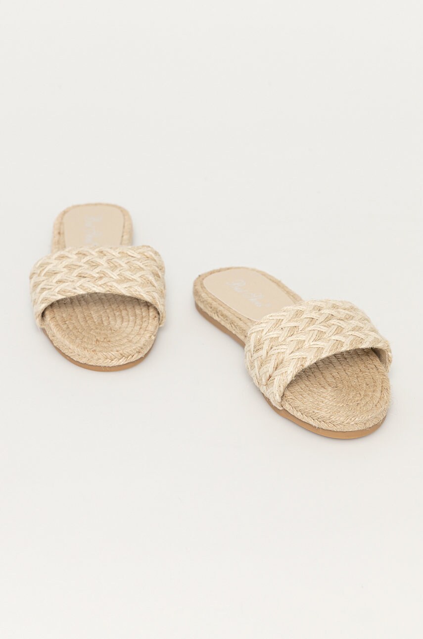 

Шлепанцы Answear Lab Best Shoes женские цвет бежевый