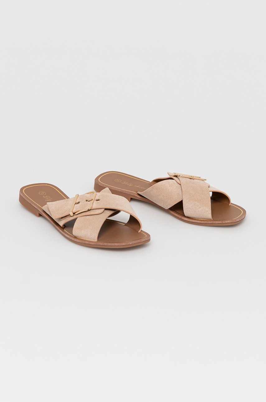 

Шльопанці Answear Lab Lily Shoes жіночі колір бежевий