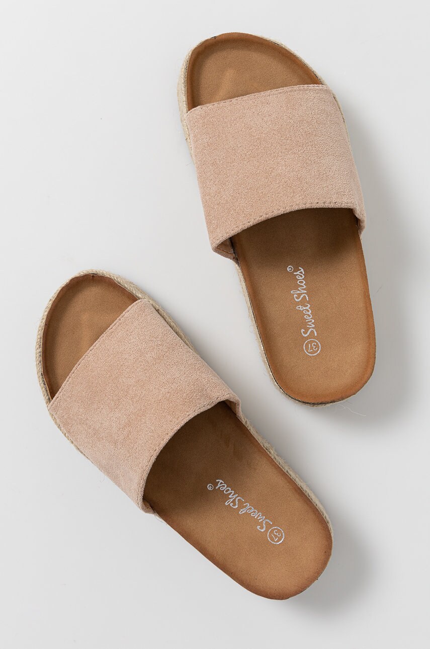 

Шльопанці Answear Lab Sweet Shoes жіночі колір прозорий на платформі