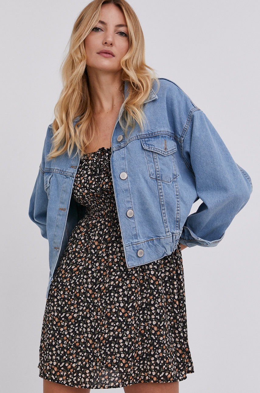 

Джинсовая куртка Answear Lab женская переходная oversize
