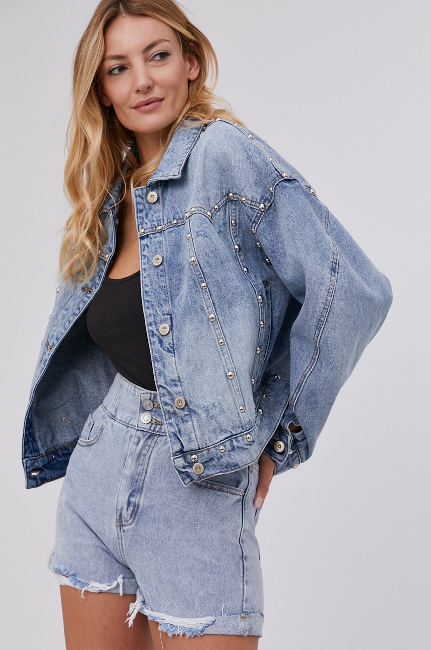 

Джинсова куртка Answear Lab жіноча перехідна oversize