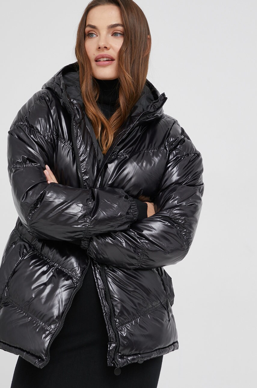 

Куртка Answear Lab жіноча колір чорний зимова oversize