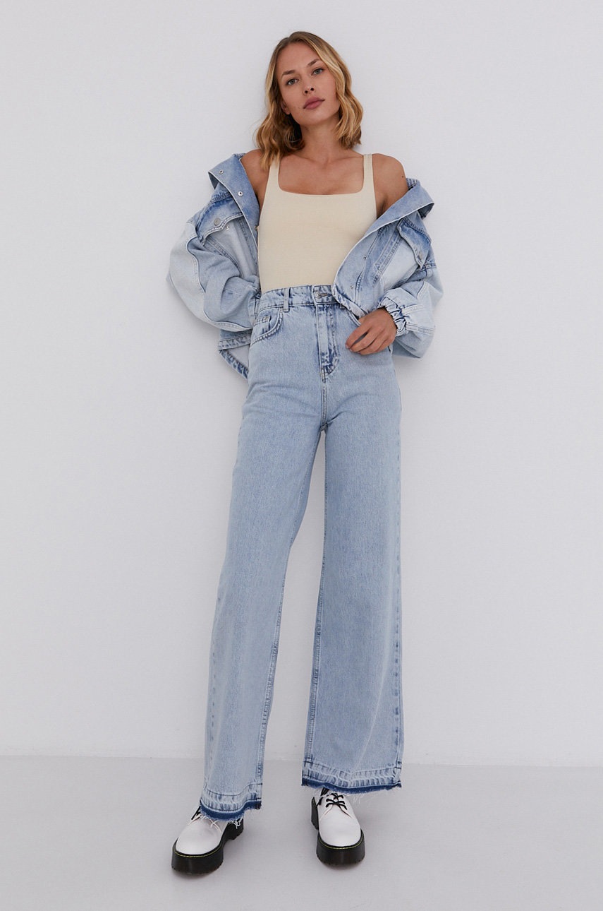 

Джинсова куртка Answear Lab жіноча перехідна oversize