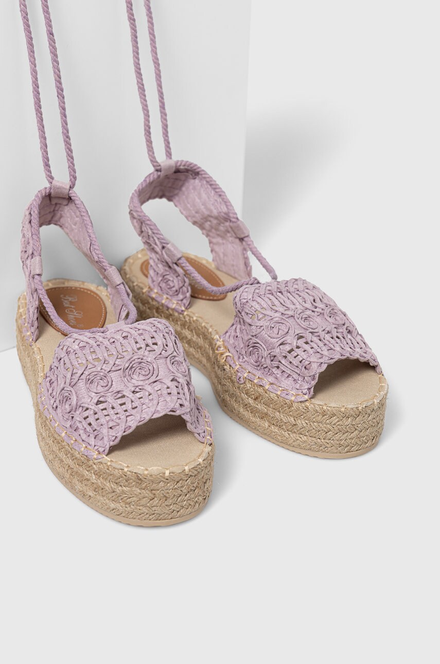 

Сандалі Answear Lab Best Shoes колір рожевий на платформі