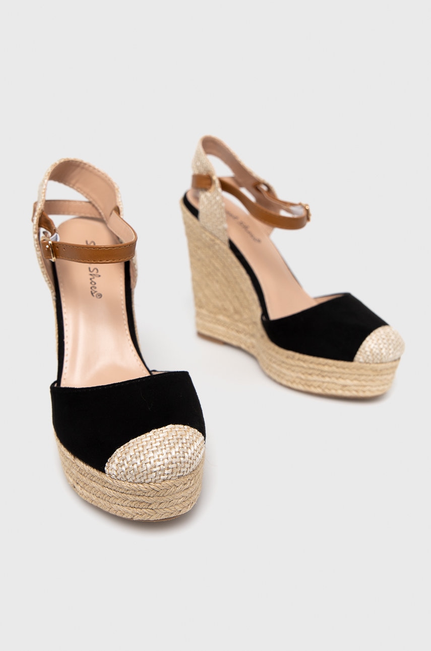 

Еспадрилі Answear Lab Sweet Shoes колір чорний на танкетці
