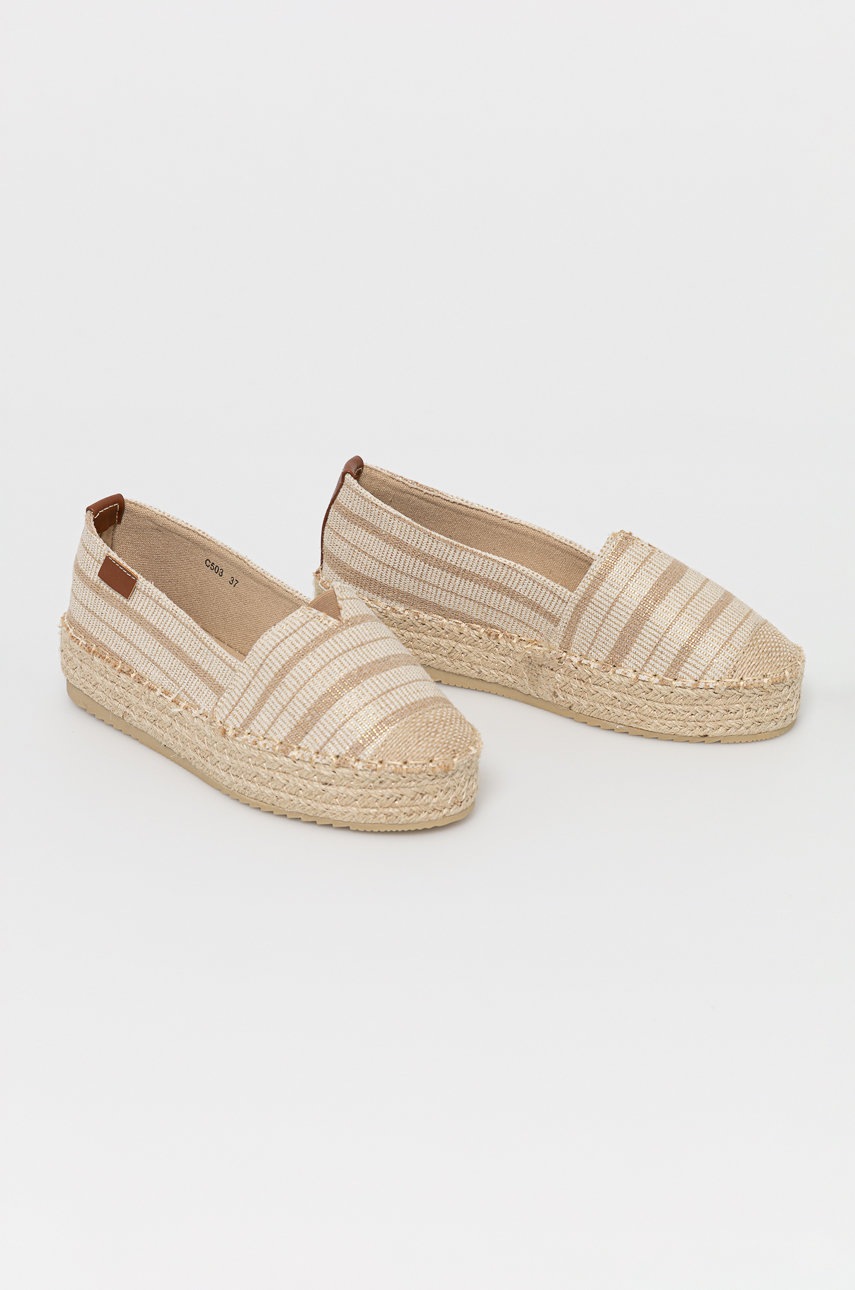 

Эспадрильи Answear Lab Melissa цвет бежевый на платформе