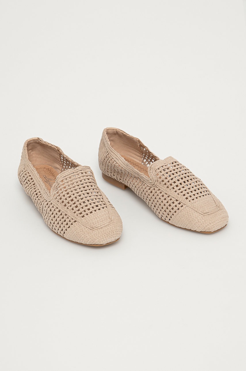 

Мокасини Answear Lab Melissa жіночі колір бежевий на плоскому ходу