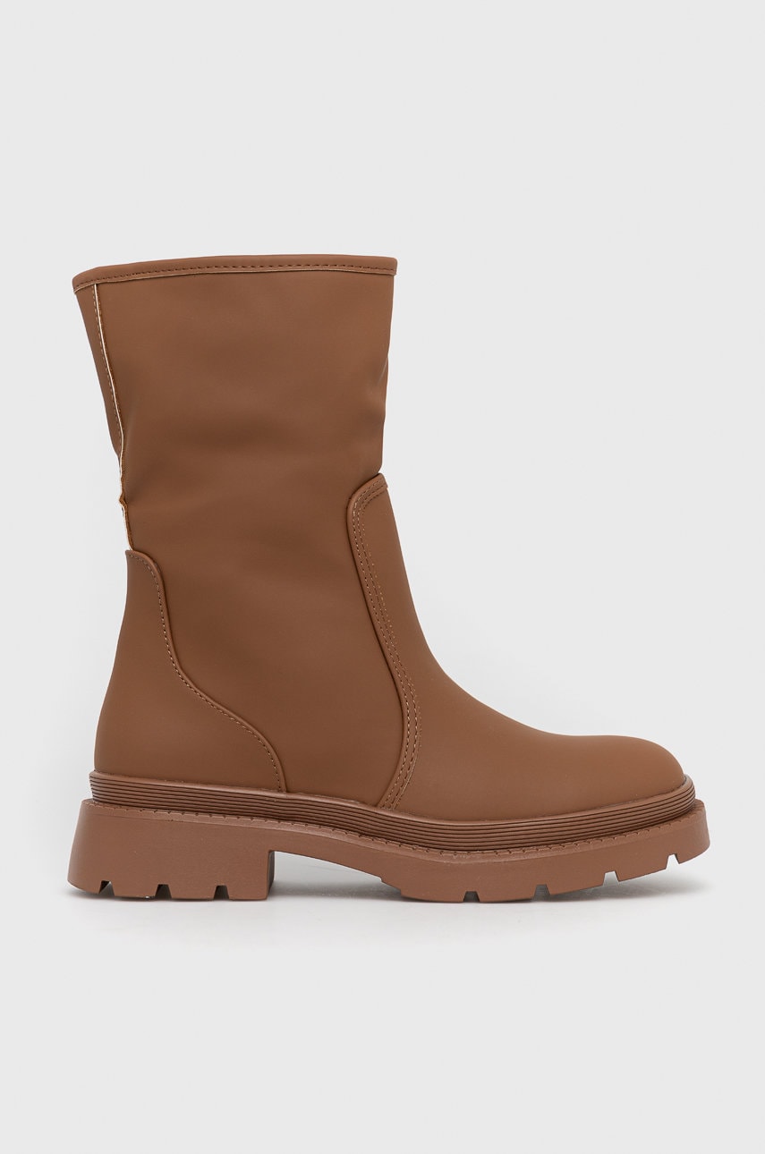 Answear lab botine femei, culoarea maro