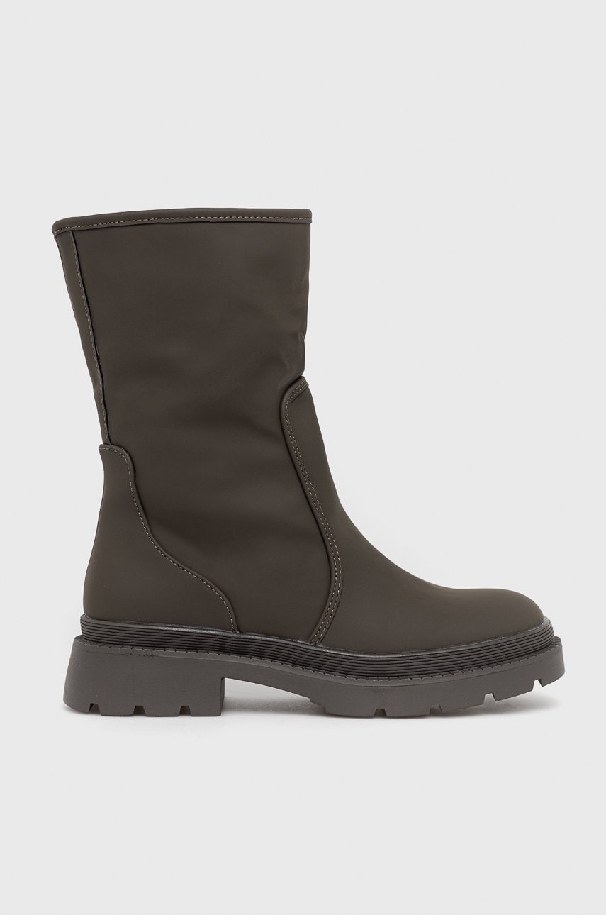 Answear lab botine femei, culoarea verde
