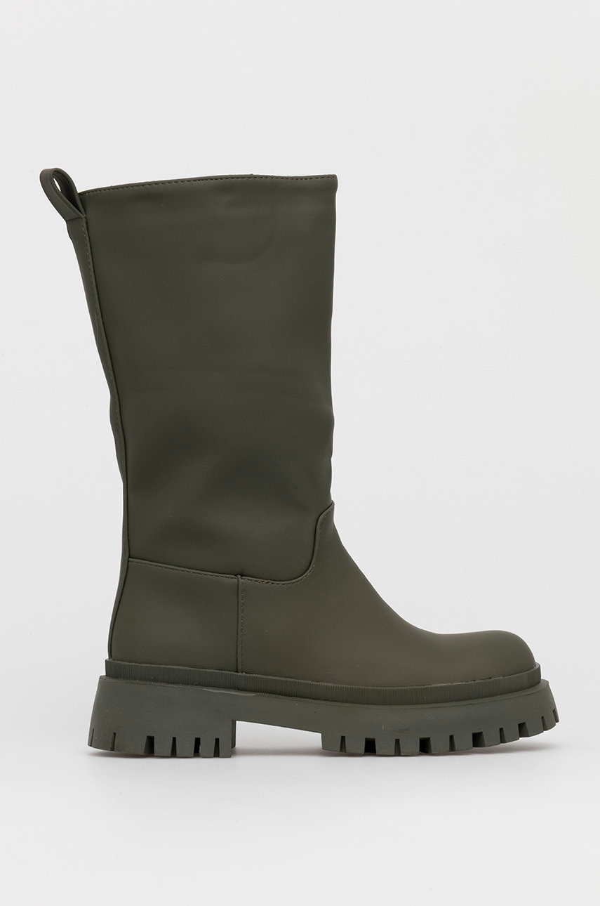 Answear lab cizme femei, culoarea verde