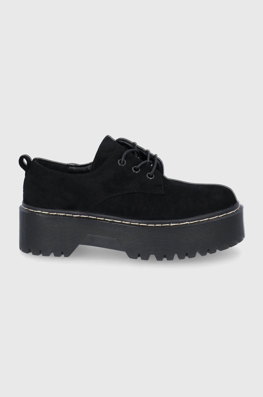 Answear Lab Pantof femei, culoarea negru, cu platformă Answear Lab imagine noua 2022