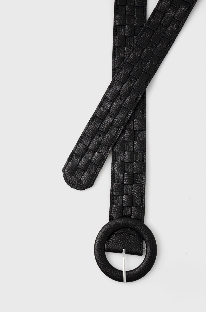 

Кожаный ремень Answear Lab женский цвет чёрный