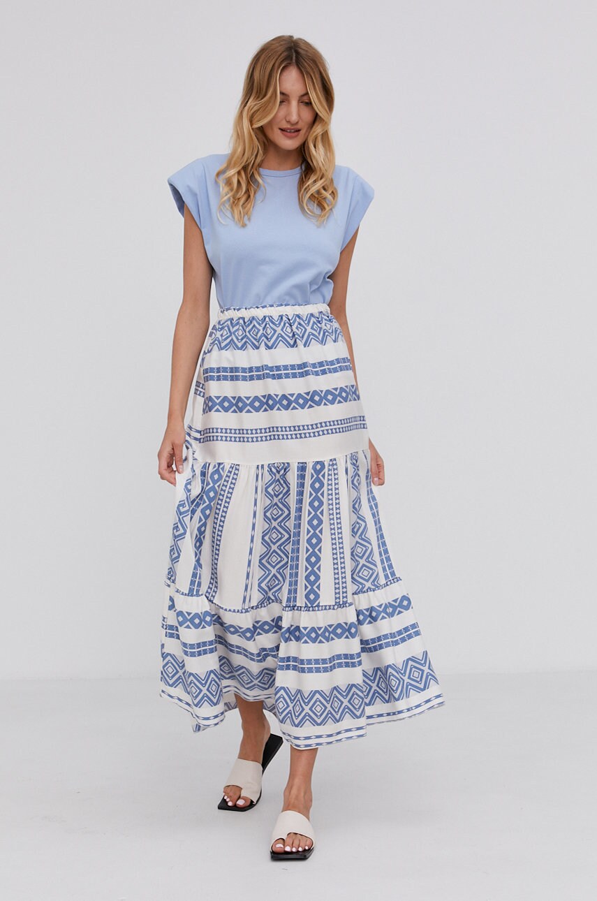 

Спідниця Answear Lab Lyocel Sustainable maxi розкльошена