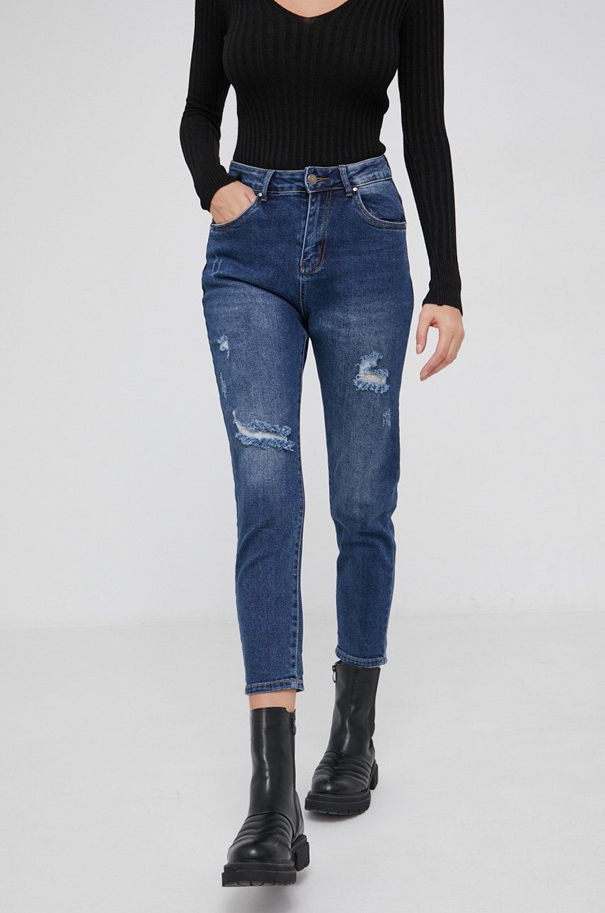 Answear Lab Jeans femei, high waist ANSWEAR ANSWEAR