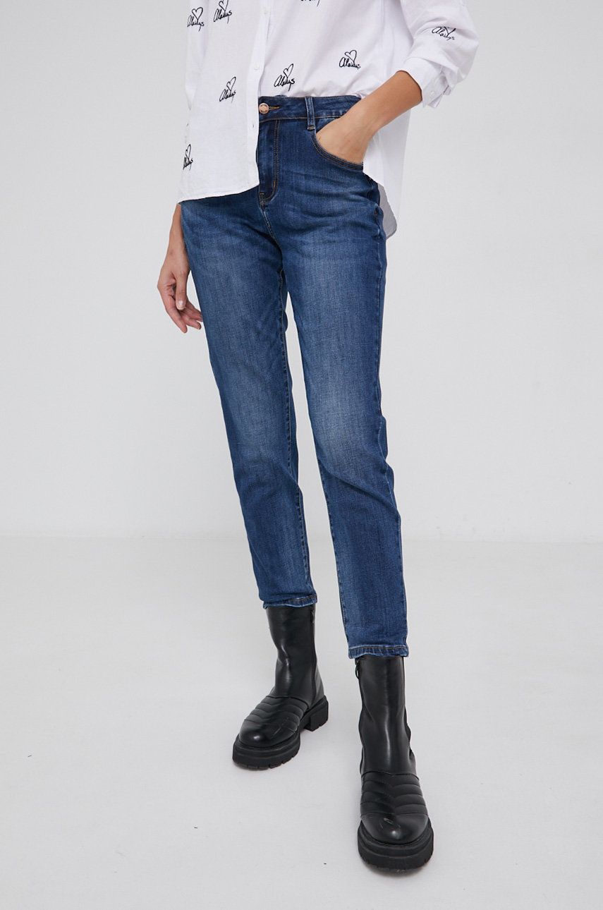 Answear Lab Jeans femei, medium waist 2022 ❤️ Pret Super answear imagine noua 2022