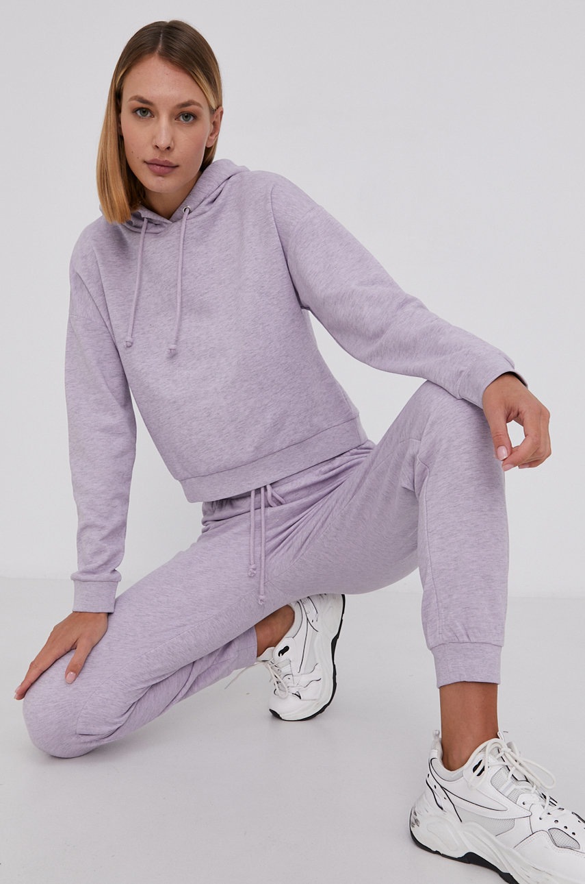 

Брюки Answear Lab женские цвет розовый меланж