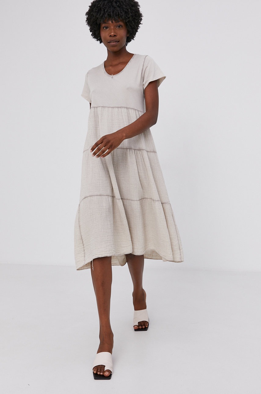 

Answear Lab - Хлопковое платье Garment Dyed