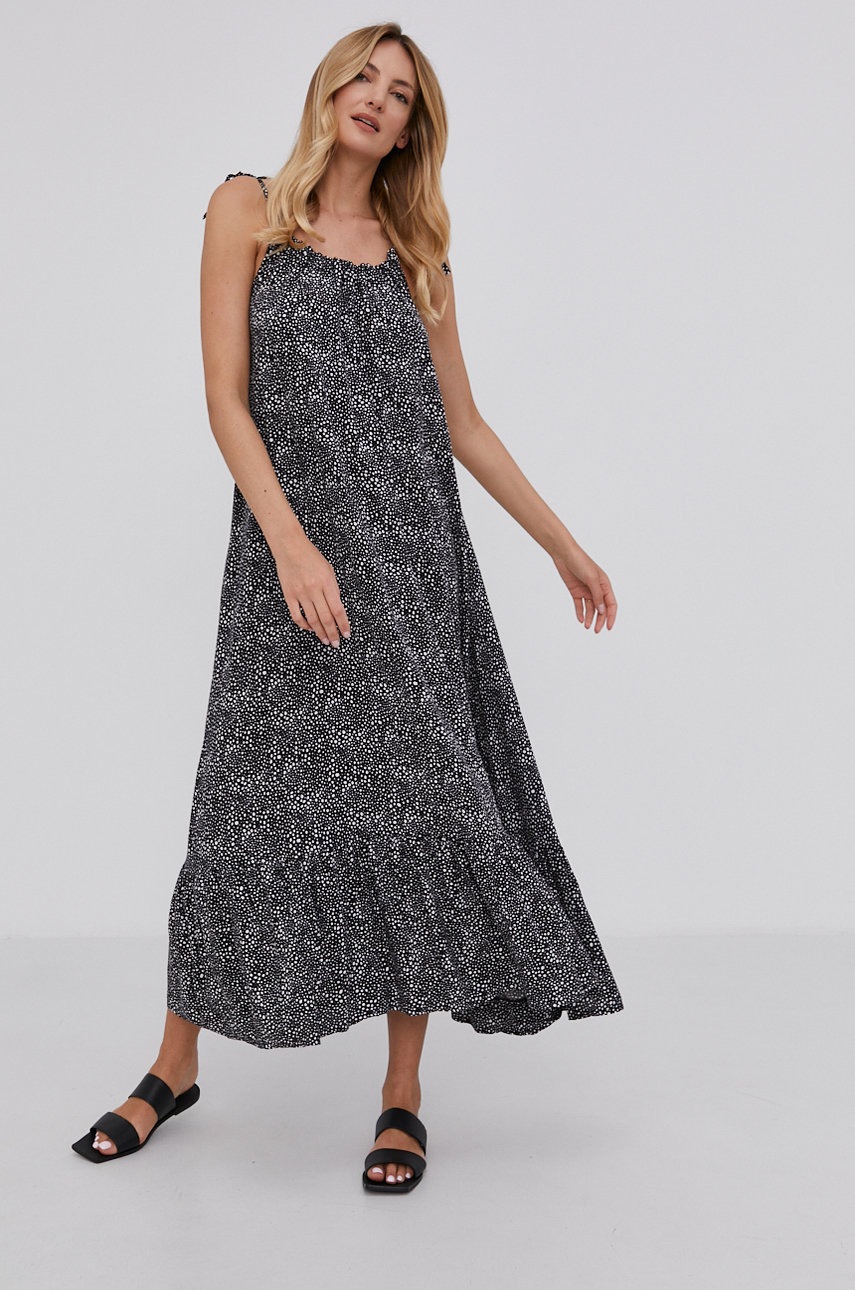 

Платье Answear Lab цвет чёрный maxi прямое