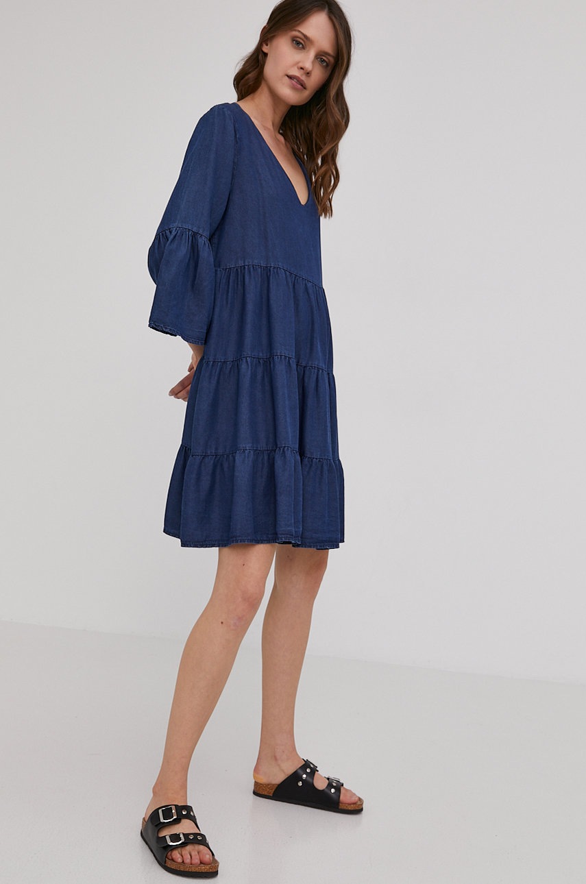 

Сукня Answear Lab колір синій mini oversize