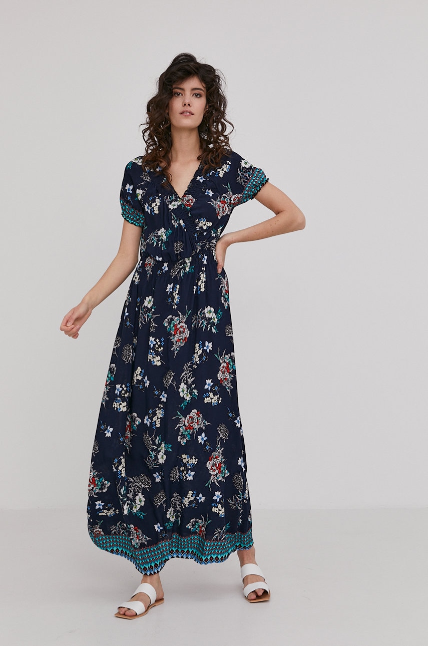 

Платье Answear Lab цвет синий maxi прямое