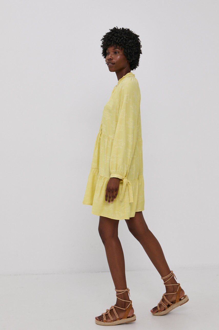

Сукня Answear Lab колір жовтий mini oversize