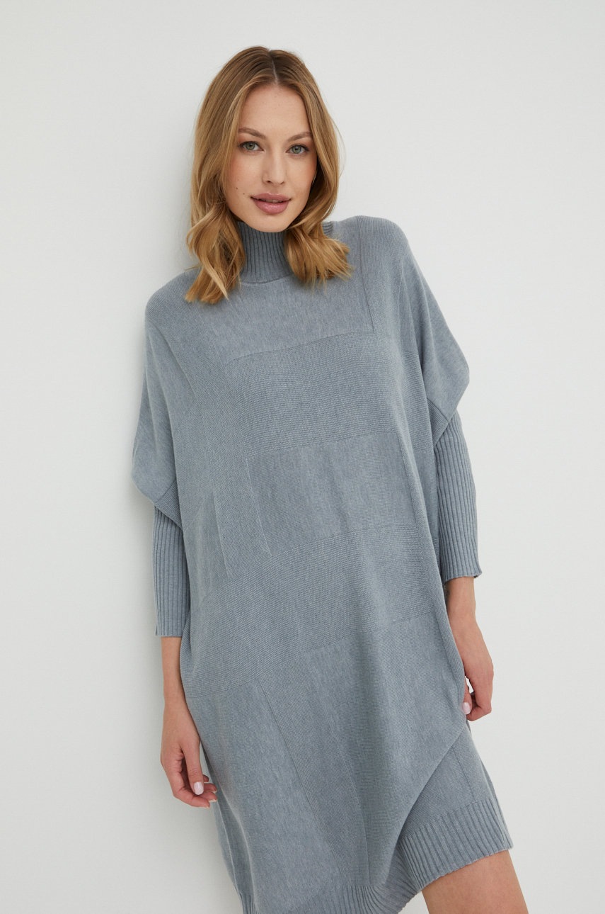 

Платье Answear Lab цвет серый mini oversize