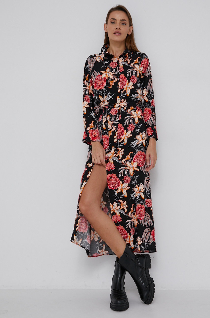 

Сукня Answear Lab колір чорний maxi oversize