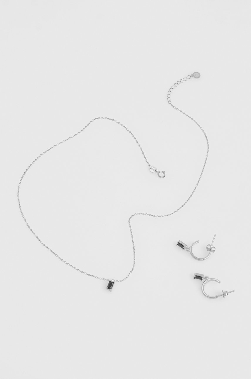 

Серебряный комплект - колье и браслет Answear Lab