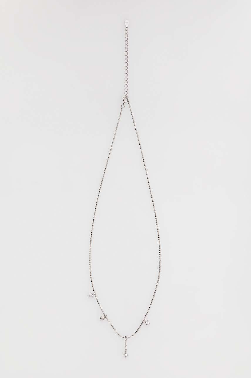 stříbrný náhrdelník Answear Lab - stříbrná -  Stříbro 925