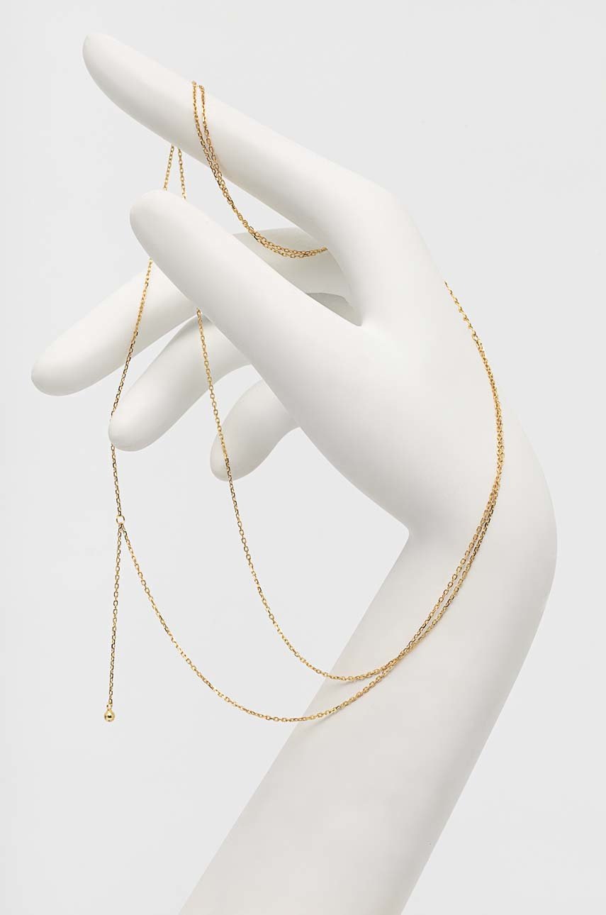 

серебряное колье с позолотой Answear Lab
