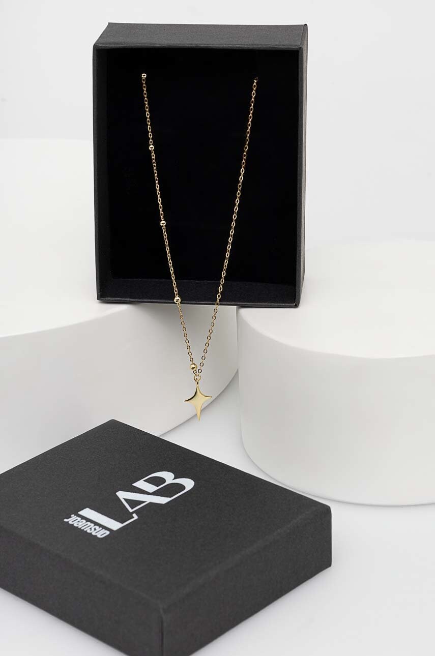 

серебряное колье с позолотой Answear Lab