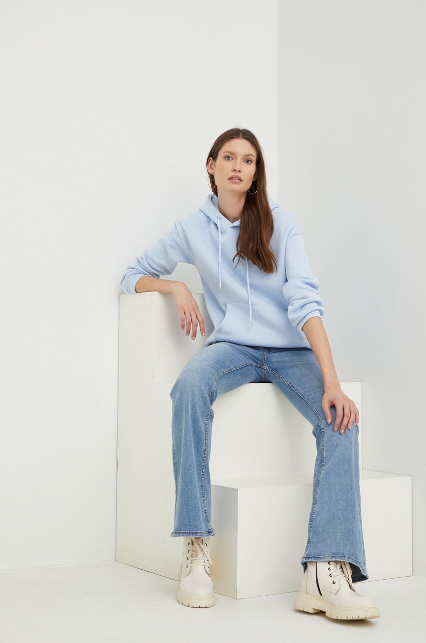 Answear lab bluza femei, cu glugă, neted