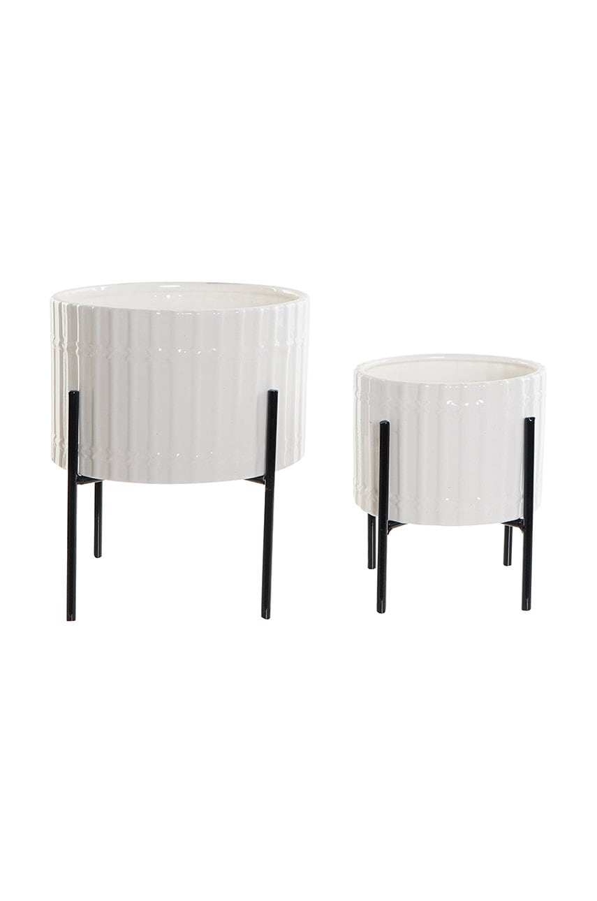 Answear Lab Un set de ghivece de flori cu suport (2-pack)