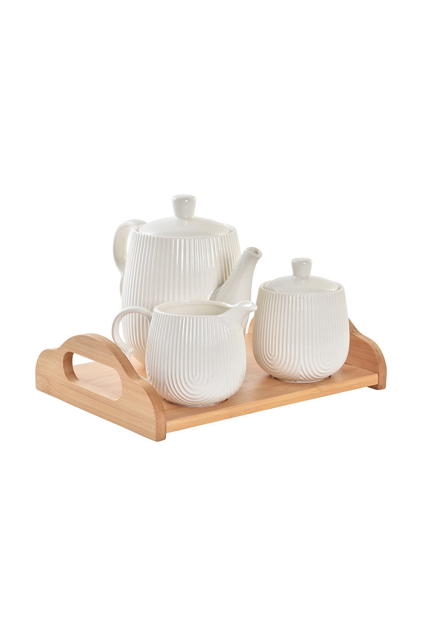 Answear Lab un set de accesorii pentru ceai cu o tavă (4-pack)