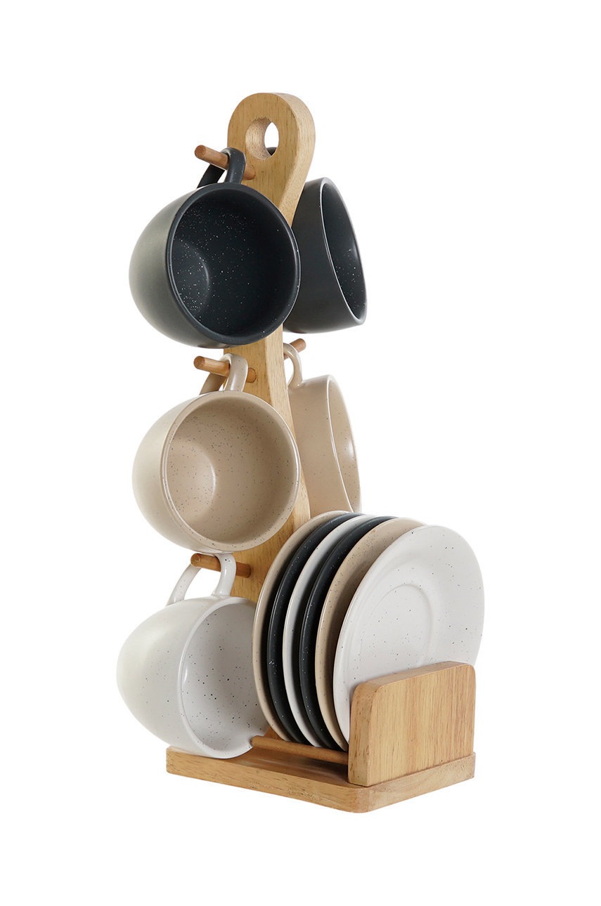 

Answear Lab Комплект чаши и чинии (6 броя), Бял