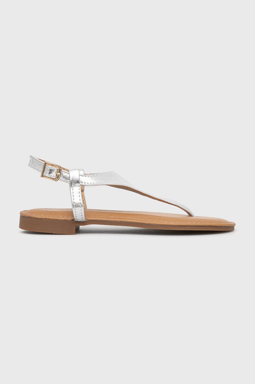 Answear lab sandale femei, culoarea argintiu