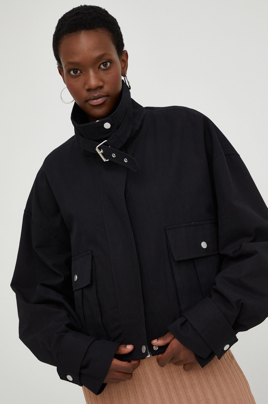 

Куртка Answear Lab жіноча колір чорний перехідна oversize