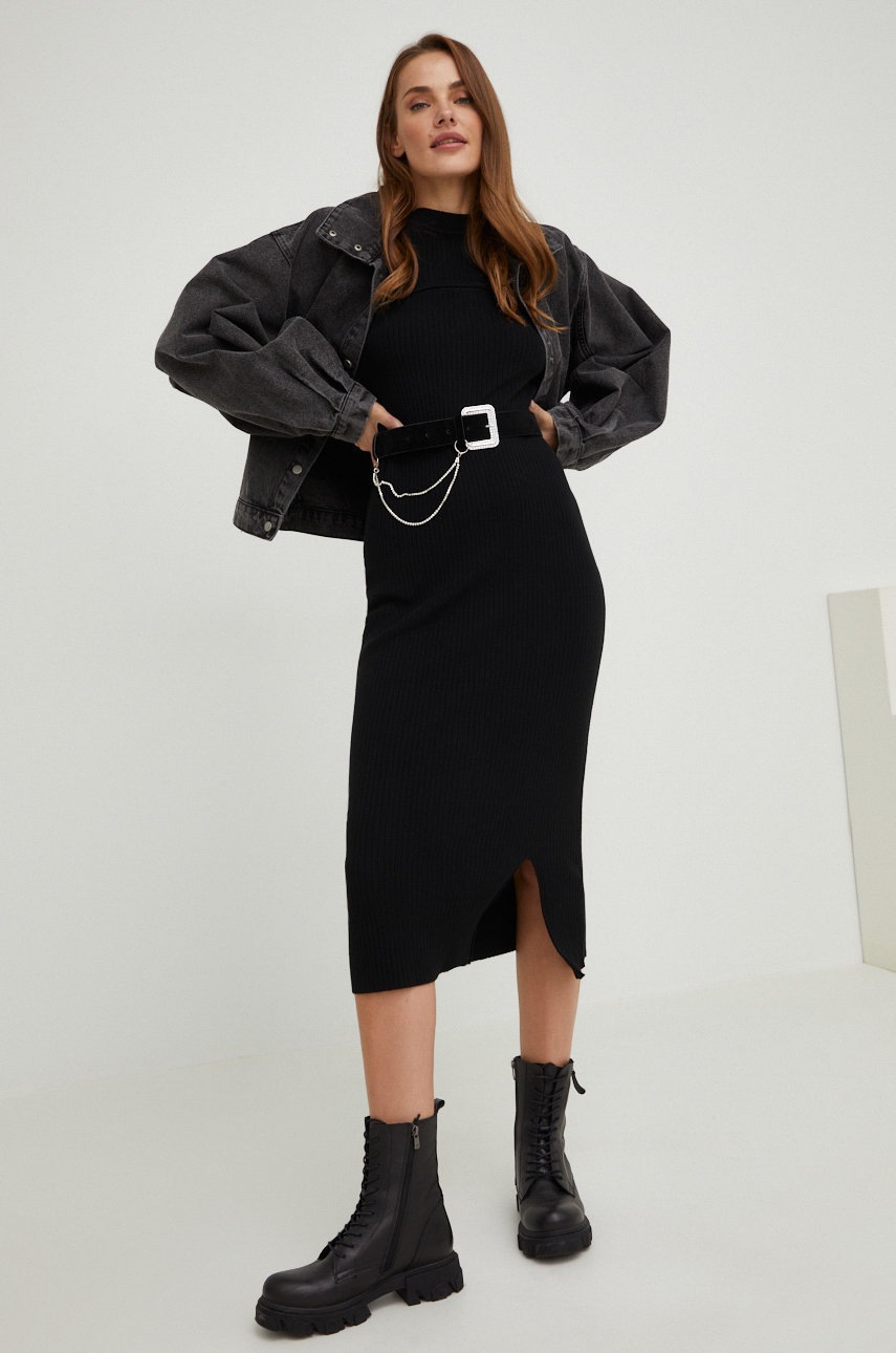 

Джинсовая куртка Answear Lab женская цвет серый переходная oversize