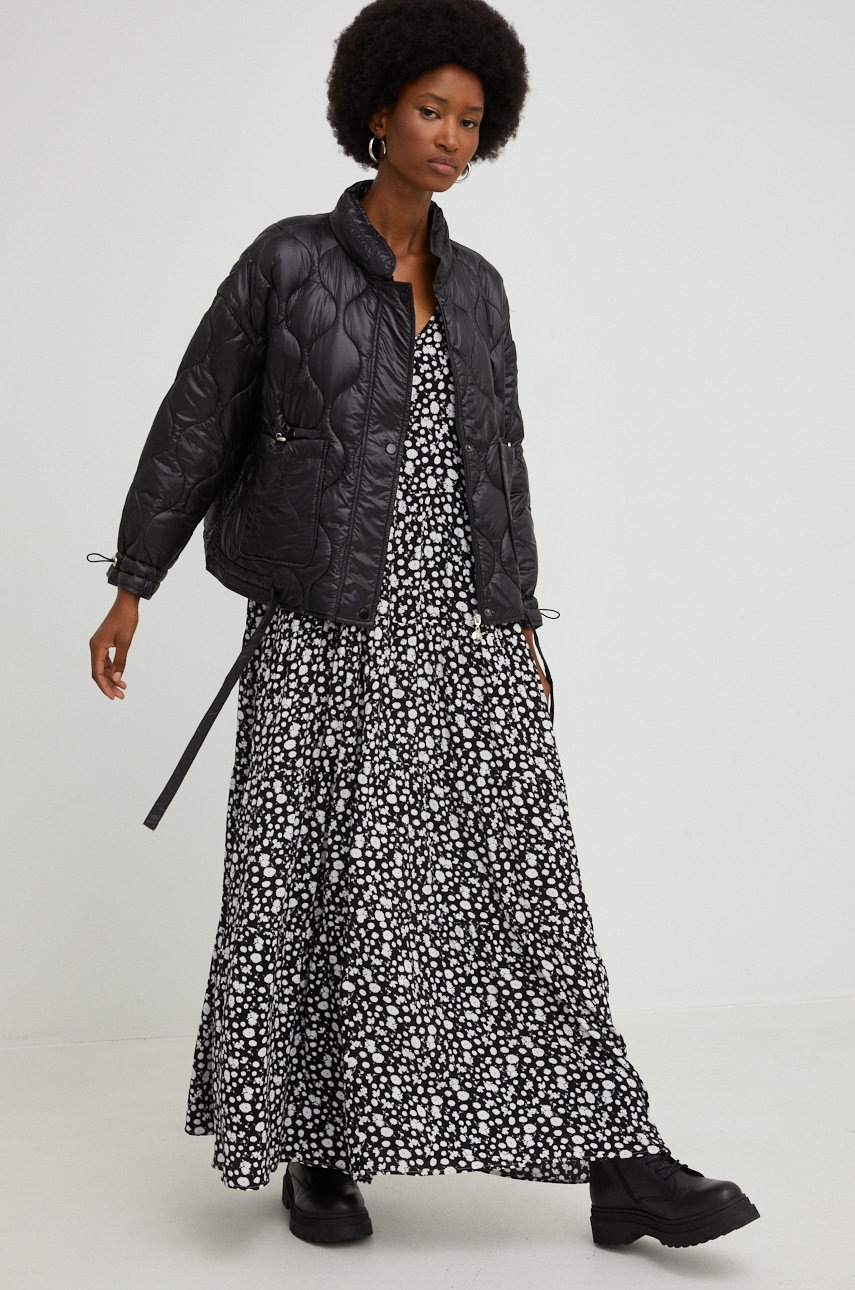 

Куртка Answear Lab женская цвет чёрный переходная oversize