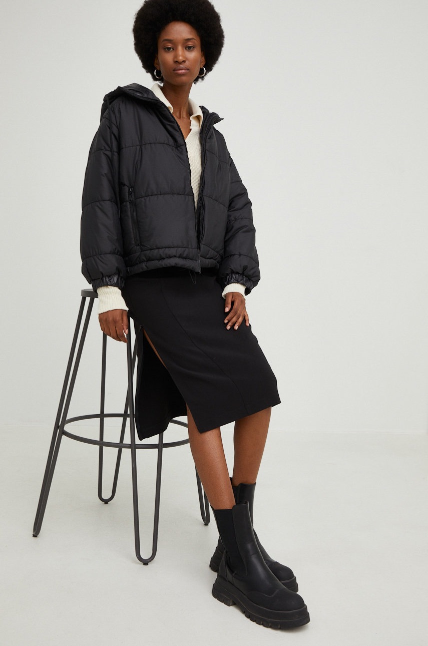 

Куртка Answear Lab жіноча колір чорний зимова oversize